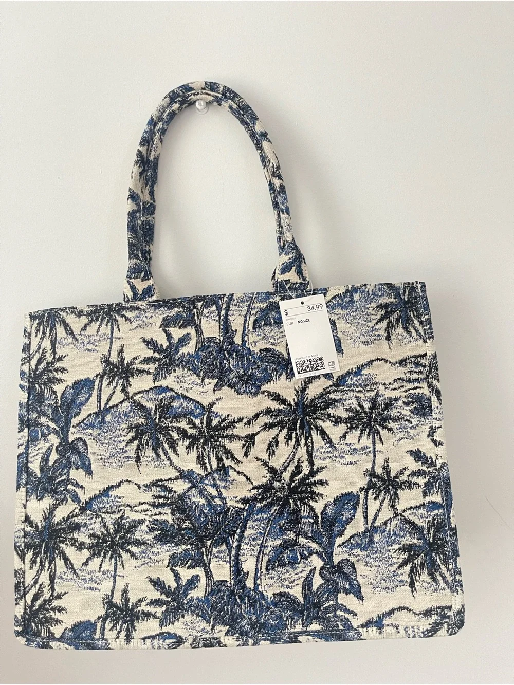H&M Tropical Print Tote Bag